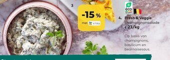Bio Planet Fresh & veggie champignonsalade aanbieding
