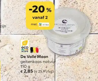 Bio Planet De volle maan geitenkaasjes natuur 110g aanbieding