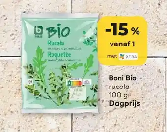 Bio Planet Boni bio rucola 100g dagprijs aanbieding
