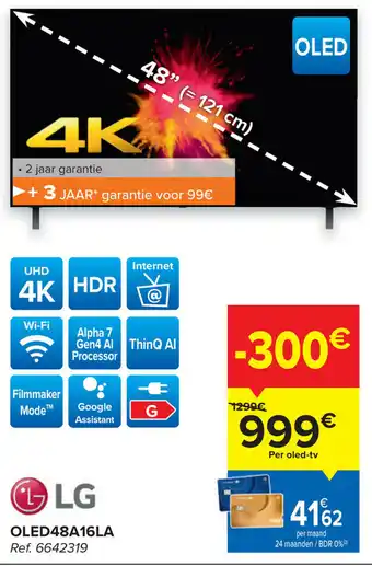 Carrefour Market LG OLED48A16LA aanbieding