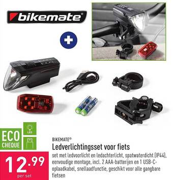 ALDI Ledverlichtingsset voor fiets aanbieding