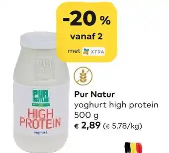 Pur natur yoghurt high protein 500g