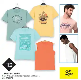 Carrefour Market T-shirt voor heren aanbieding