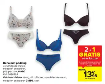 Carrefour Market Beha met padding aanbieding