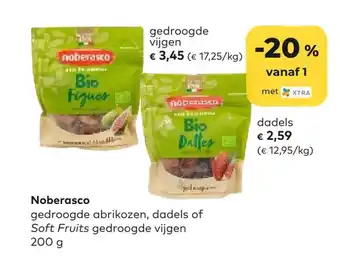 Noberasco gedroogde abrikozen, dadels of soft fruits geddroogde vijgenc