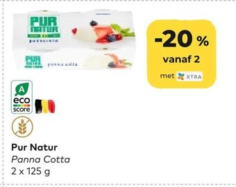 Put natur panna cotta 2x125g