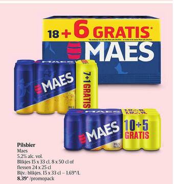Delhaize Pilsbier maes aanbieding