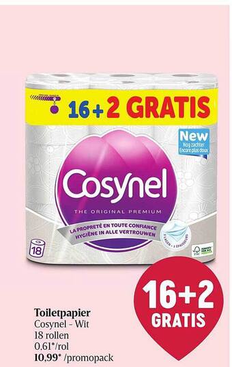 Delhaize Toiletpapier cosynel aanbieding