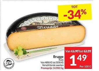 Intermarché Brugge kaas aanbieding
