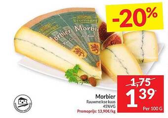 Intermarché Morbier rauwmelkse kaas aanbieding
