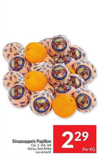 Intermarché Sinaasappels papillon aanbieding