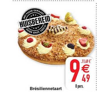 Cora Brésiliennetaart aanbieding
