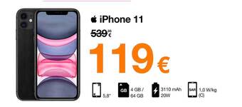 Orange Iphone 11 aanbieding