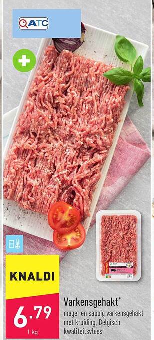 ALDI Varkensgehakt aanbieding