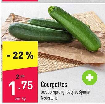 ALDI Courgettes aanbieding