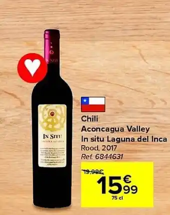 Carrefour Chili aconcagua valley in situ laguna del inca aanbieding