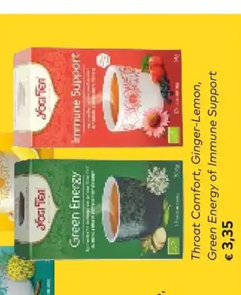 Bio Planet Throat comfort l, ginger-lemon, green energy of immune support aanbieding