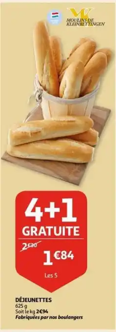 Auchan Dejeunettes 625 g Les 5 aanbieding