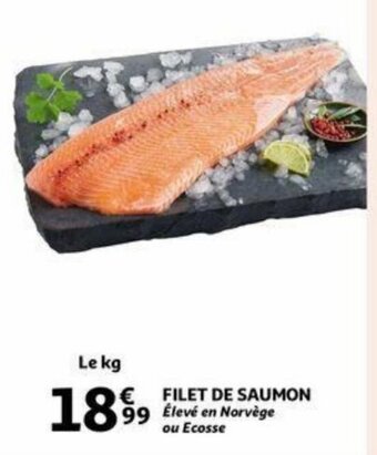Auchan Filet De Saumon Le Kg aanbieding