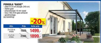 Hubo Pergola aanbieding