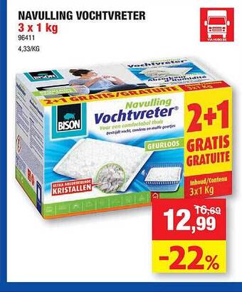 Navulling vochtvreter