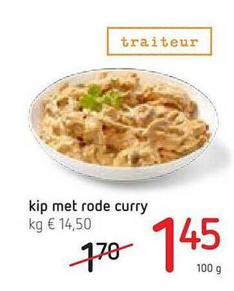 Spar Colruyt Kip met rode curry aanbieding