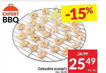 Intermarché Gekookte scampi's aanbieding