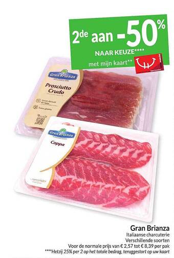 Intermarché Gran brianza italiaanse charcuterie aanbieding