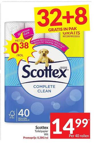 Intermarché Scottex toiletpapier aanbieding
