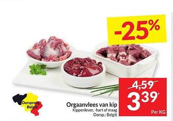 Intermarché Orgaanvlees van kip aanbieding