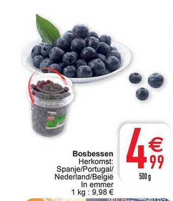 Cora Bosbessen aanbieding