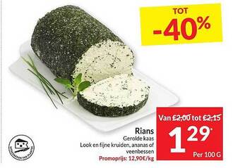 Rians gerolde kaas