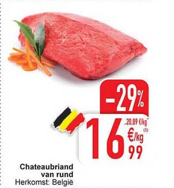 Cora Chateaubriand van rund aanbieding