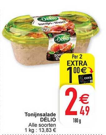Cora Tonijnsalade délio aanbieding