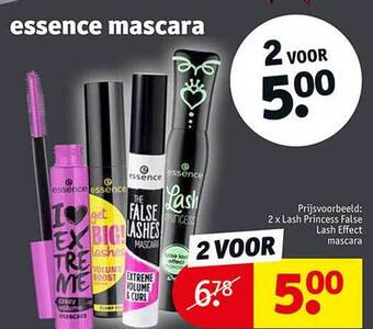 Kruidvat Essence mascara aanbieding