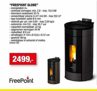 Hubo "freepoint globe" aanbieding bij hubo aanbieding