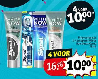 Kruidvat Tandpasta aanbieding