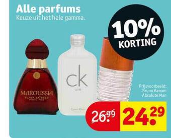 Kruidvat Parfums aanbieding