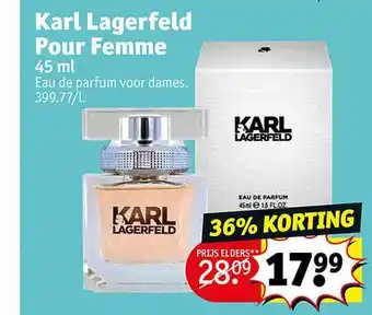 Kruidvat Karl lagerfeld pour femme eau de parfum voor dames aanbieding