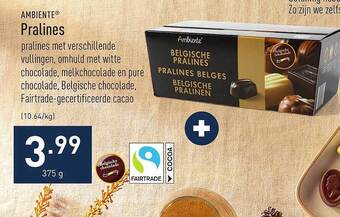 ALDI Ambiente pralines aanbieding
