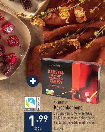 ALDI Ambiente kersenbonbons aanbieding