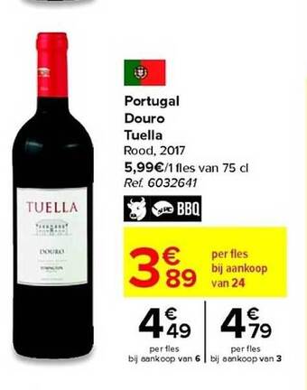 Carrefour Portugal douro tuella aanbieding