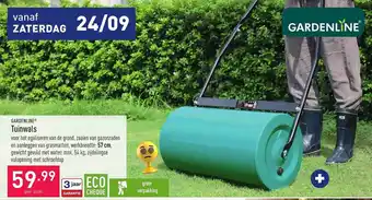 ALDI Gardenline tuinwals aanbieding