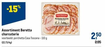 Assortiment beretta charcuterie 110g