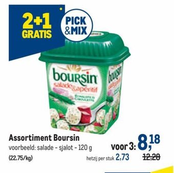 Makro Assortiment boursin aanbieding