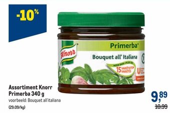Makro Assortiment Knorr primerba 340 G aanbieding