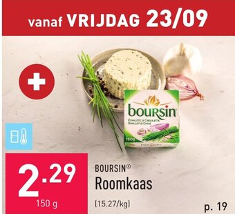 ALDI Boursin roomkaas 150G aanbieding
