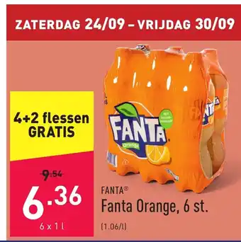 ALDI Fanta Orange 6x1L aanbieding