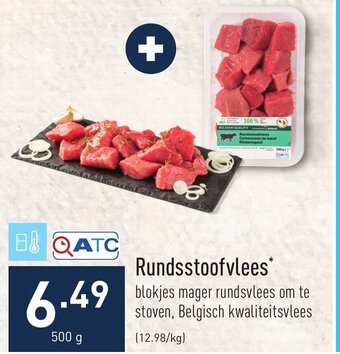 ALDI Rundsstoofvlees 500G aanbieding