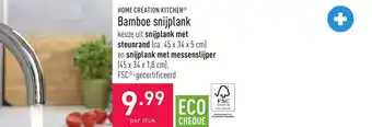 ALDI Bamboe snijplank 45x34x1.8CM aanbieding